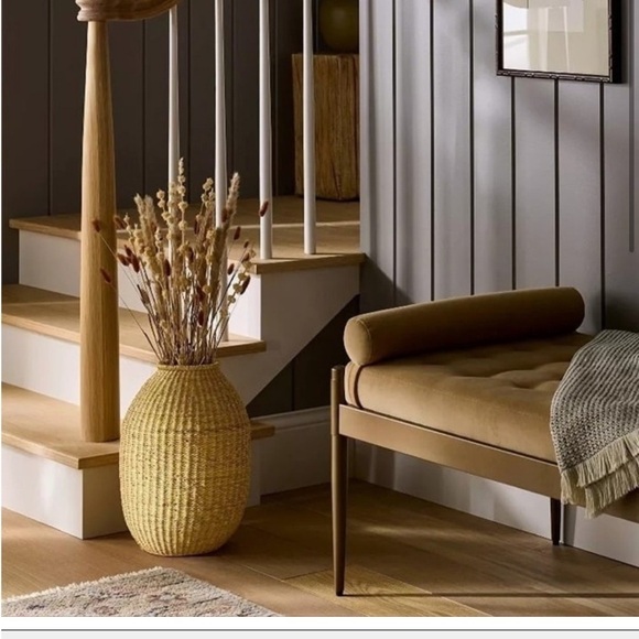 Elephant Grass Woven Vase Natural - Threshold desi Natural - Picture 2 of 3